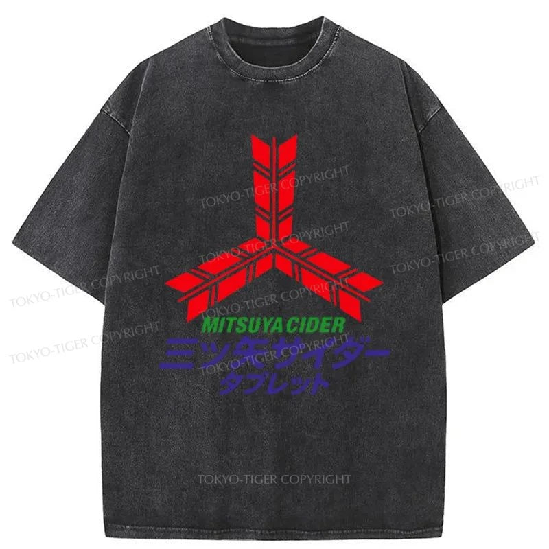 Tokyo-Tiger Mitsuya Cider Japanese Washed T-Shirt