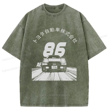 Tokyo-Tiger Toyota Japan Washed T-Shirt