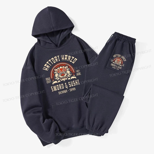 Tokyo-Tiger Hattori Hanzo Sword Fleece Lined Hoodie Set