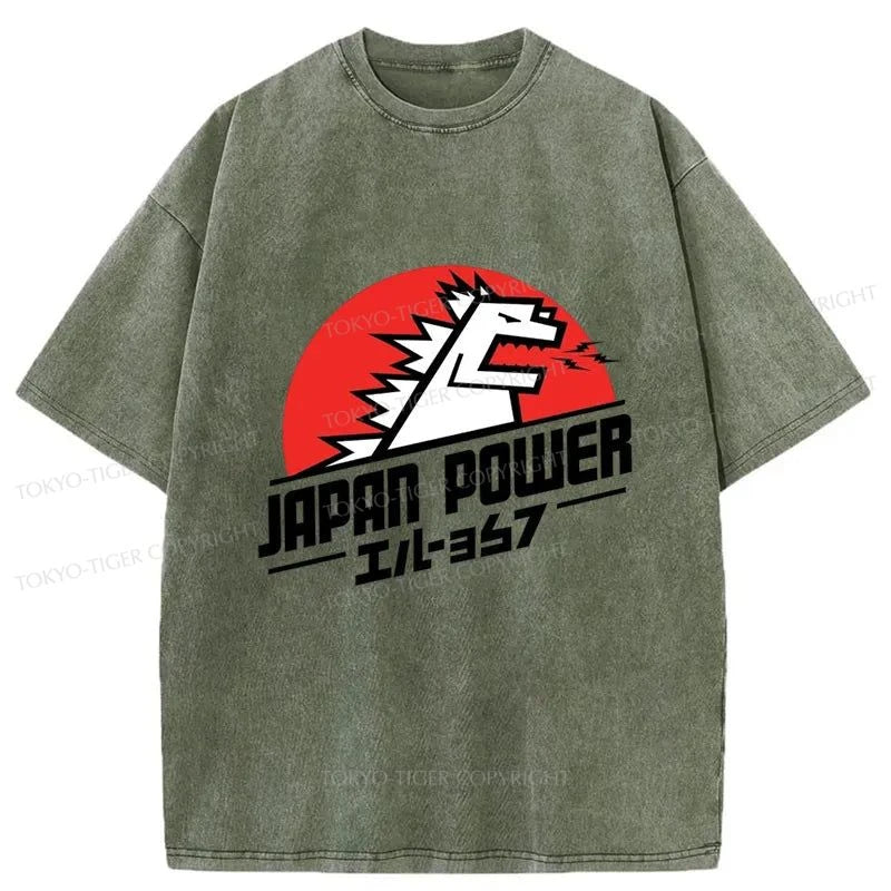 Tokyo-Tiger Japan Power Washed T-Shirt