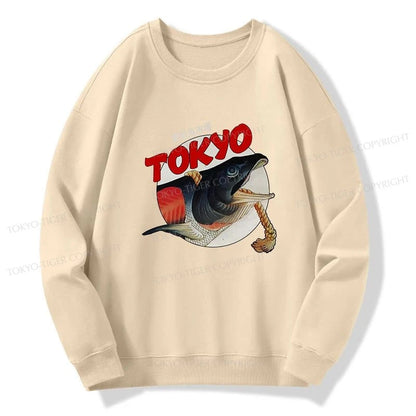 Tokyo-Tiger Vintage Japanese Tsukiji Fish Market Sweatshirt