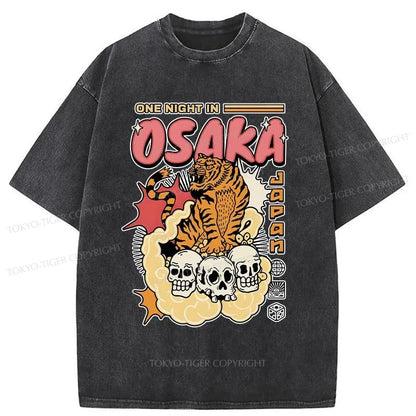 Tokyo-Tiger Osaka Tiger Washed T-Shirt