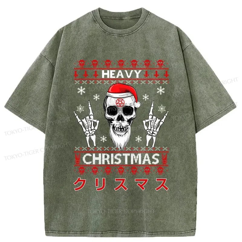 Tokyo-Tiger Heavy Christmas Japan Washed T-Shirt