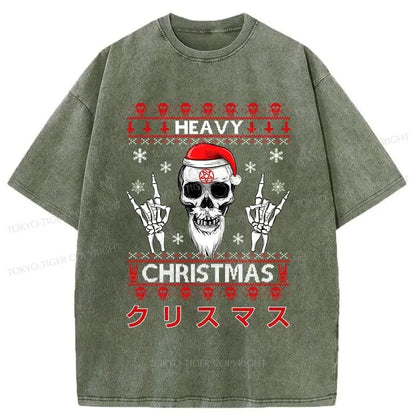 Tokyo-Tiger Heavy Christmas Japan Washed T-Shirt