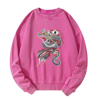 Tokyo-Tiger Dragon of Dojima Washed Sweatshirt