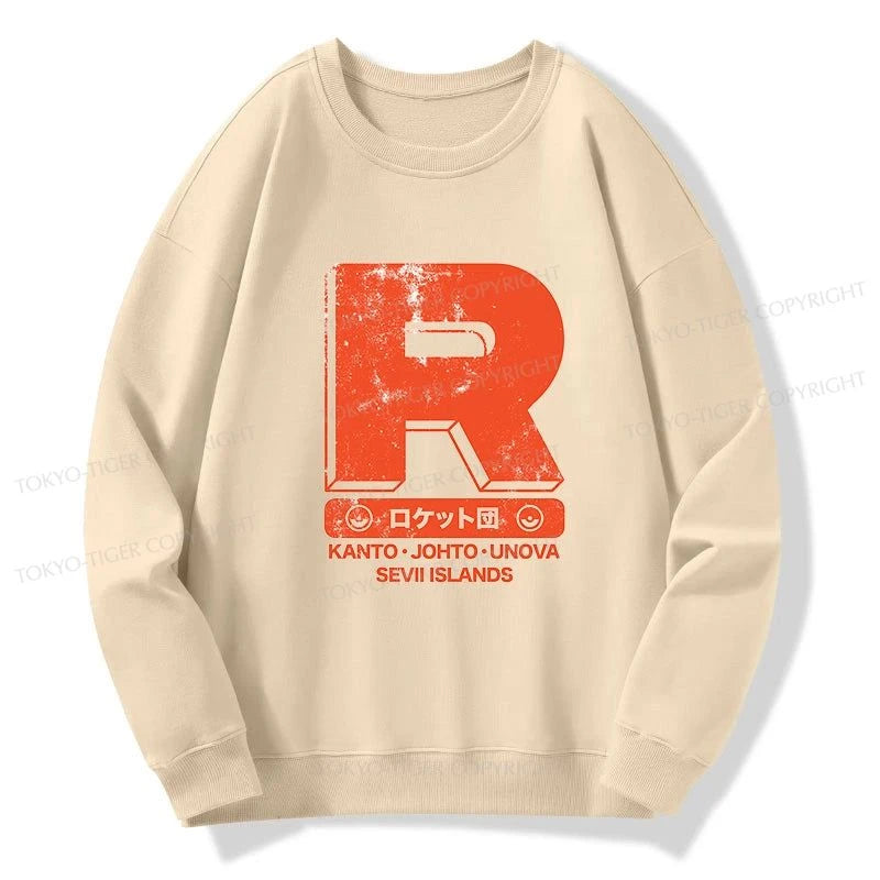 Tokyo-Tiger Team Rocket Japanese Sweatshirt