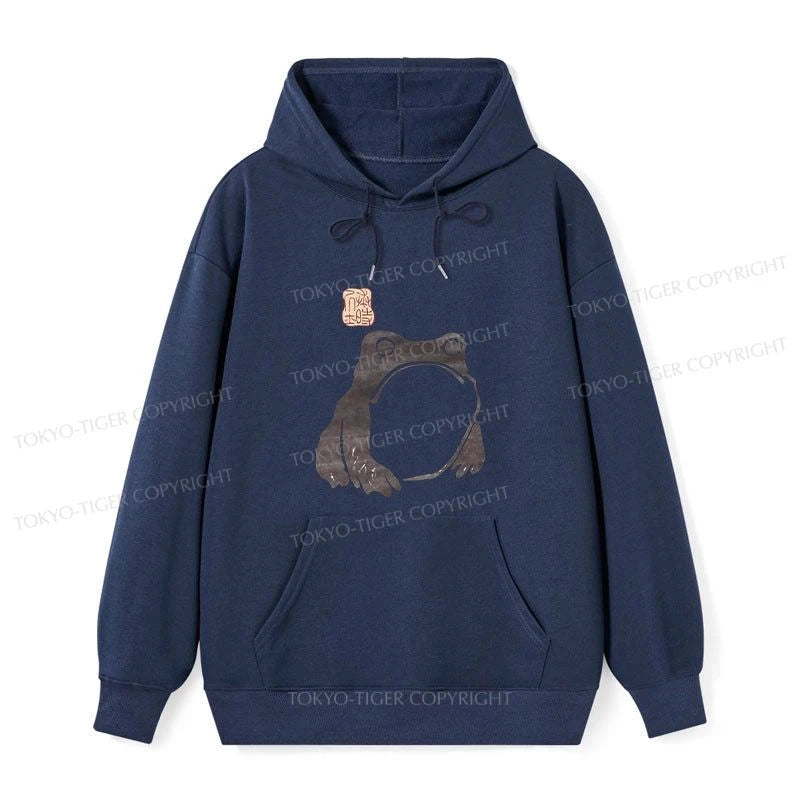 Tokyo-Tiger Matsumoto Hoji Woodblock Print Frog Classic Hoodie