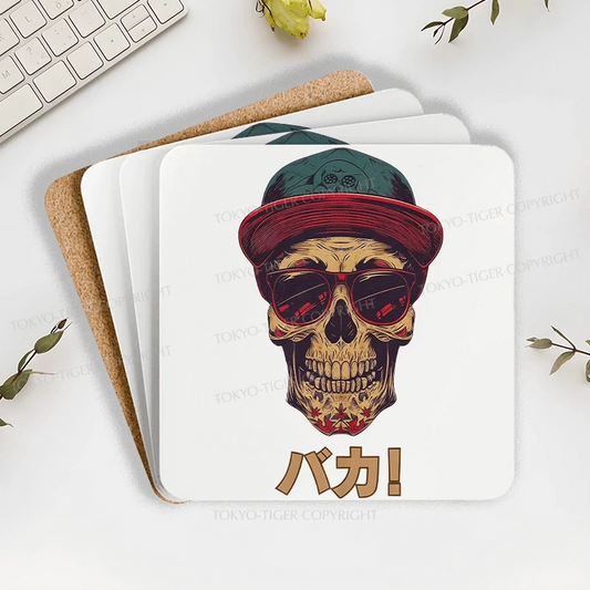 Tokyo-Tiger Fashion Skull Japanese Coaster