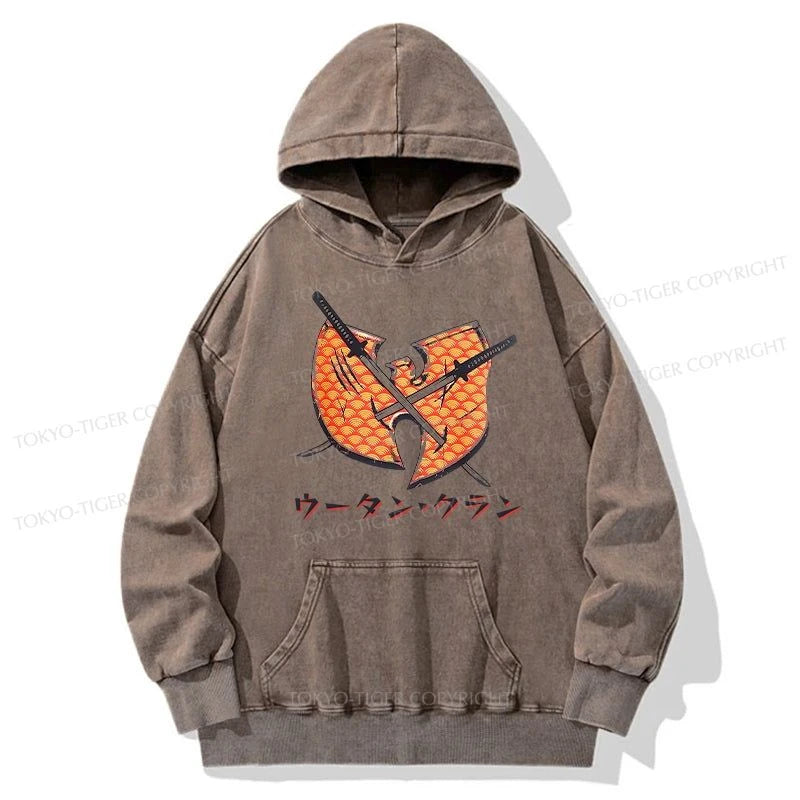 Tokyo-Tiger Wu Tang Japanese Washed Hoodie