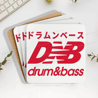 Tokyo-Tiger Drum And Bass Japan Coaster