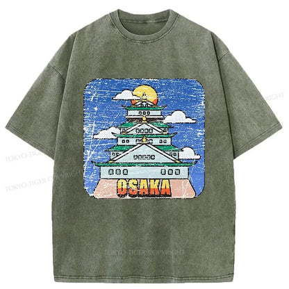 Tokyo-Tiger Osaka Castle Park Washed T-Shirt