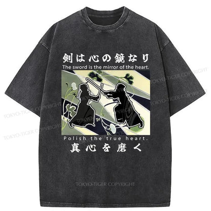 Tokyo-Tiger Kendo Japan Washed T-Shirt