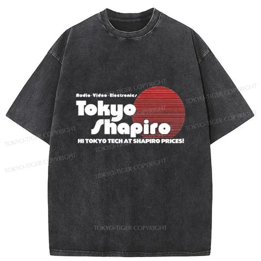 Tokyo-Tiger Tokyo Shapiro Japanese Washed T-Shirt