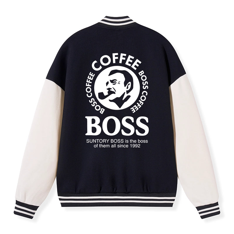 Tokyo-Tiger Boss Is The Boss Of Them All Embroidery Varsity Jacket