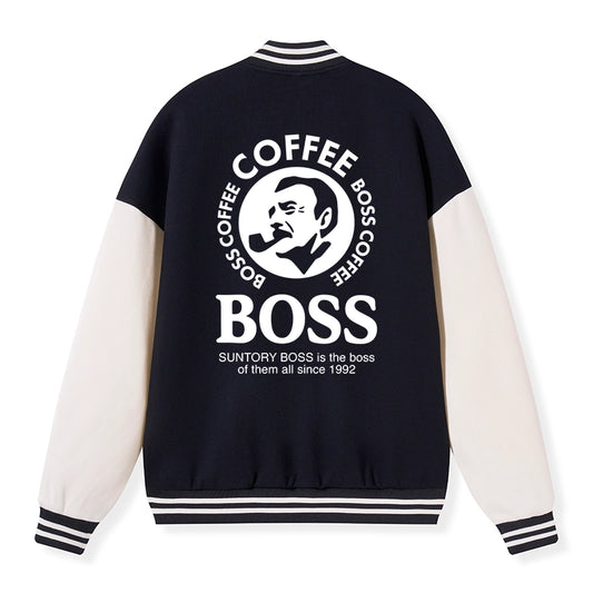 Tokyo-Tiger Boss Is The Boss Of Them All Embroidery Varsity Jacket