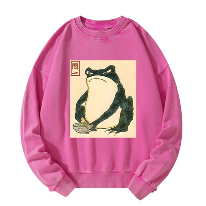 Tokyo-Tiger Matsumoto Hoji Japanese Frog Washed Sweatshirt