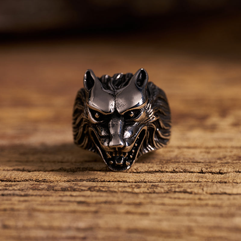 Tokyo-Tiger Everwild Courage Wolf Ring