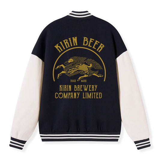 Tokyo-Tiger Kirin Beer Company Embroidery Varsity Jacket