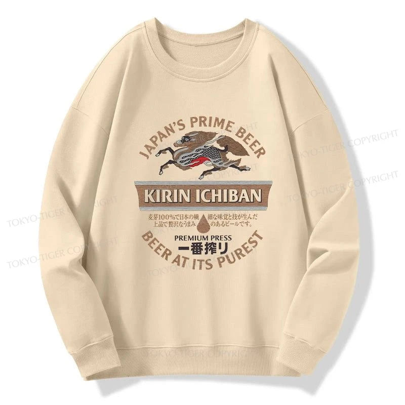 Tokyo-Tiger Kirin Ichiban Beer Japan Sweatshirt