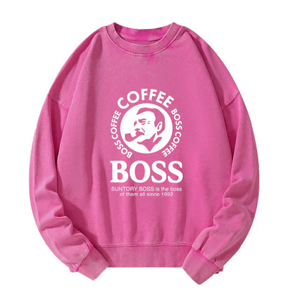 Tokyo-Tiger Boss Is The Boss Of Them All Washed Sweatshirt