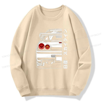 Tokyo-Tiger Nissan Skyline GTR R34 Sweatshirt