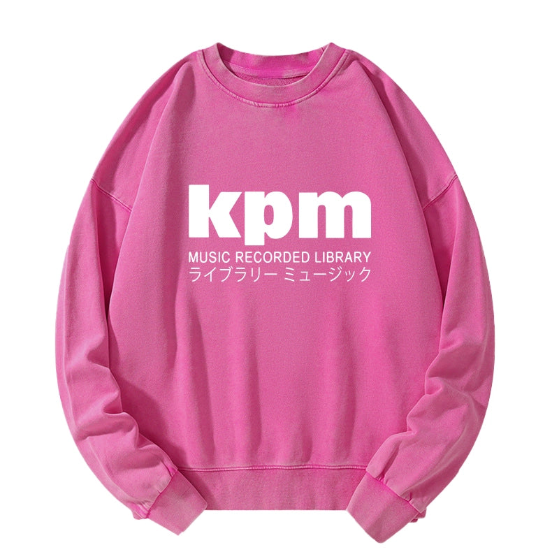 Tokyo-Tiger KPM Music Washed Sweatshirt