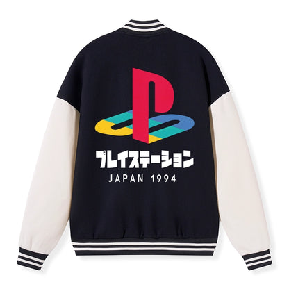 Tokyo-Tiger Playstation Japan 1994 Embroidery Varsity Jacket