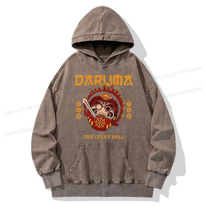 Tokyo-Tiger The Lucky Doll Washed Hoodie