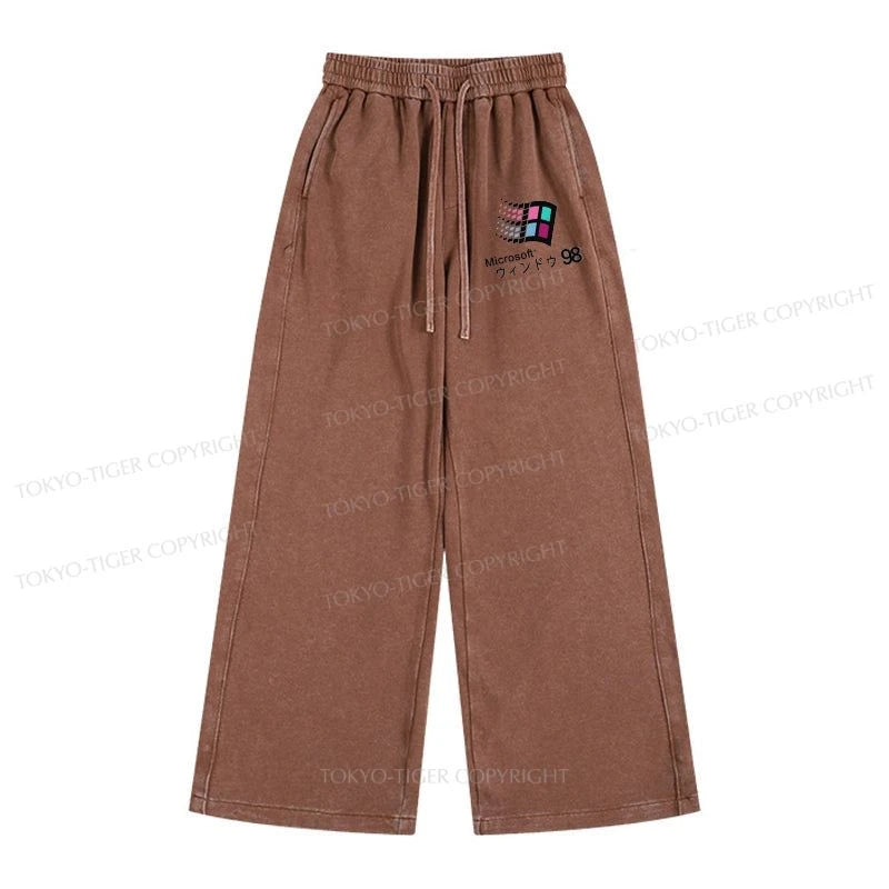 Tokyo-Tiger Microsoft Windows 98 Washed Sweatpants