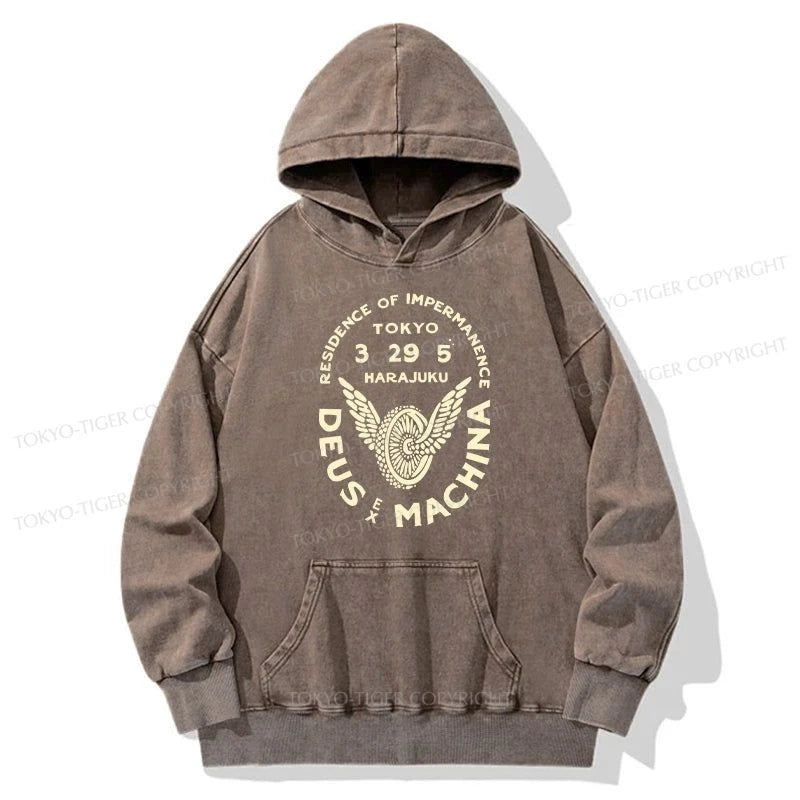 Tokyo-Tiger Deus Ex Machina Tokyo Washed Hoodie