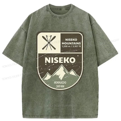 Tokyo-Tiger Niseko Hokkaido Japanese Washed T-Shirt