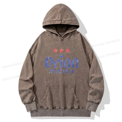 Tokyo-Tiger Orion Breweries Washed Hoodie