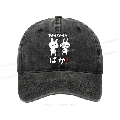 Tokyo-Tiger Anime Baka Manga Slap Washed Cap