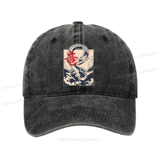 Tokyo-Tiger Sea Dragon Japanese Washed Cap