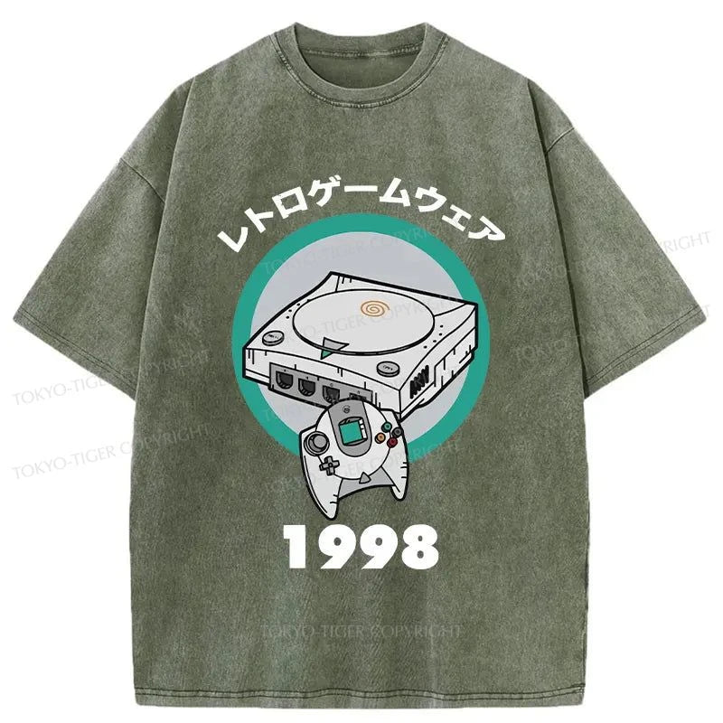 Tokyo-Tiger Dreamcast Japanese Washed T-Shirt