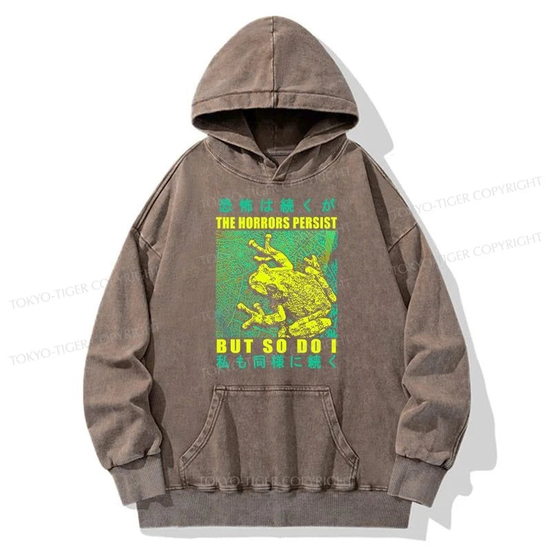 Tokyo-Tiger The Horrors Persist Forg Washed Hoodie