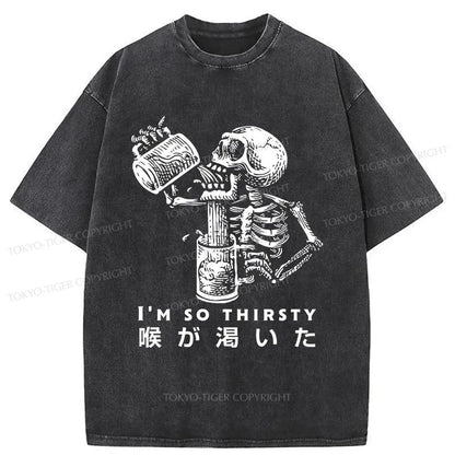 Tokyo-Tiger I'm So Thirsty Japan Washed T-Shirt