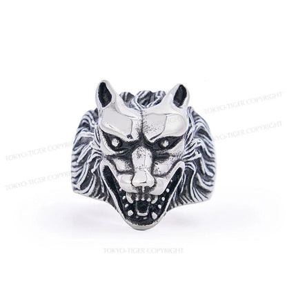 Tokyo-Tiger Everwild Courage Wolf Ring