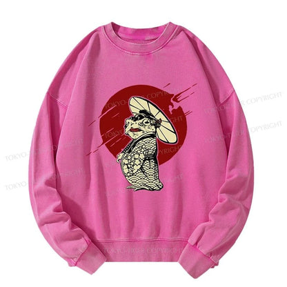 Tokyo-Tiger Frog Monster Washed Sweatshirt