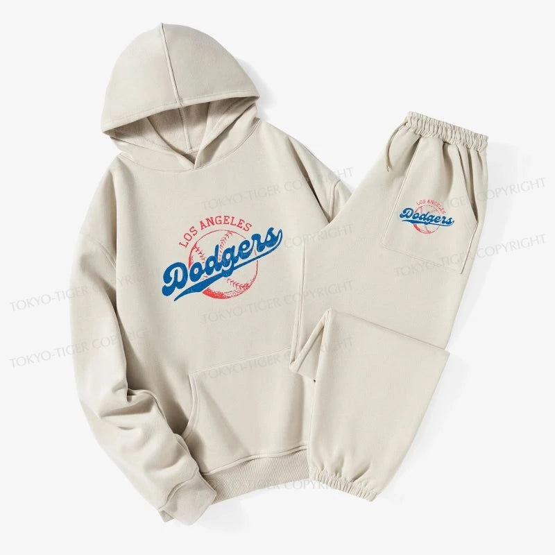 Tokyo-Tiger Ohtani 17-Retro-Dodgers Fleece Lined Hoodie Set