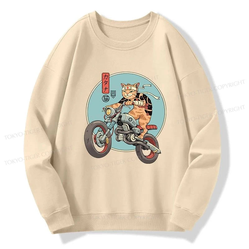 Tokyo-Tiger Catana Motorcycle Sweatshirt