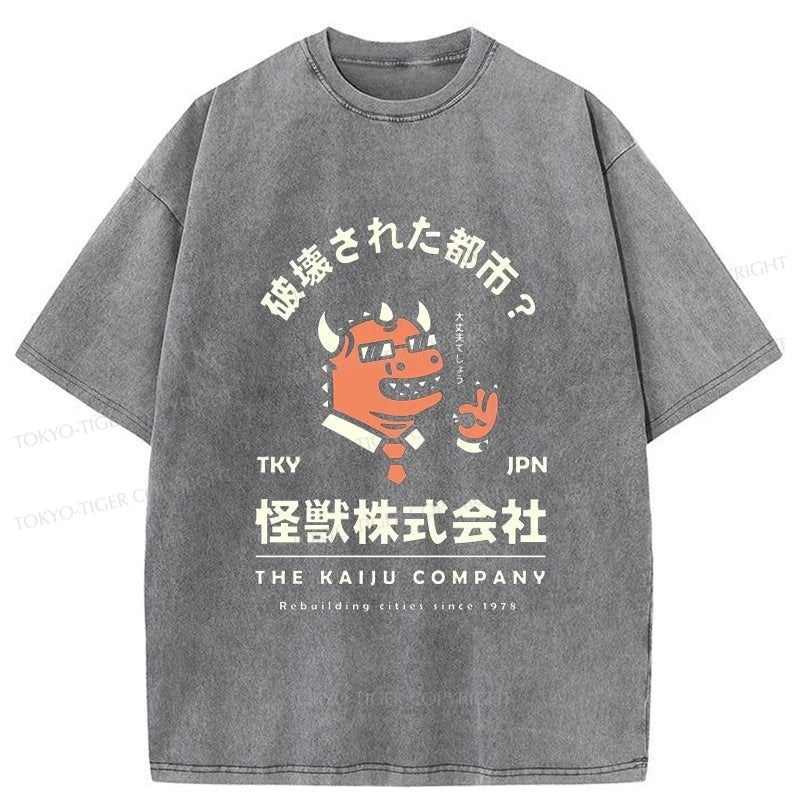 Tokyo-Tiger THE KAIJU COMPANY Monster Washed T-Shirt