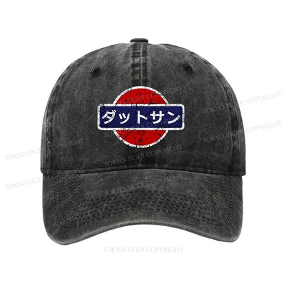 Tokyo-Tiger Datsun Vintage Japanese Car Washed Cap