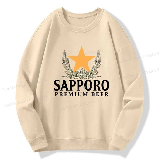 Tokyo-Tiger Sapporo Beer Logo Japanese Sweatshirt