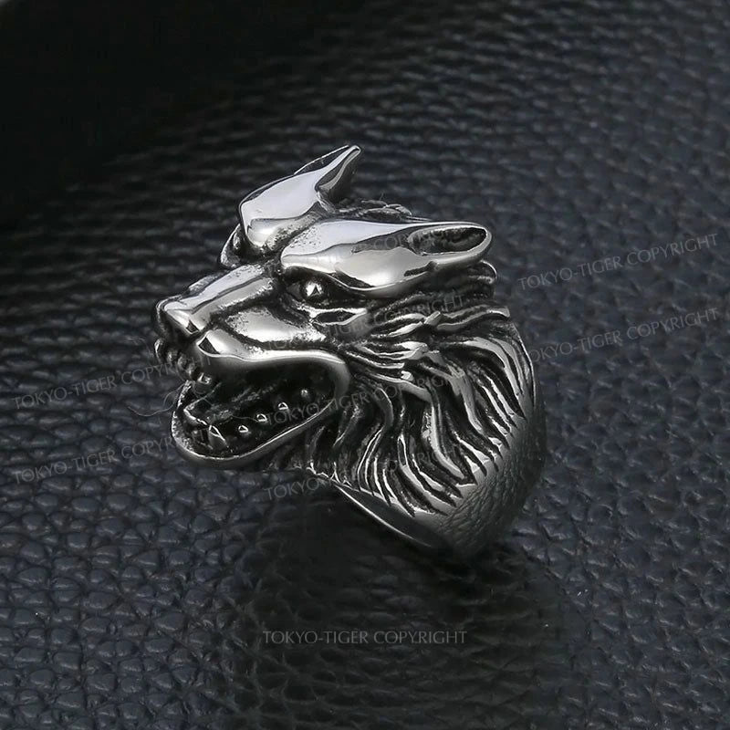 Tokyo-Tiger Everwild Courage Wolf Ring