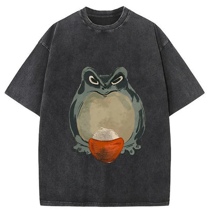 Tokyo-Tiger Matsumoto Hoji Frog Japanese Washed T-Shirt