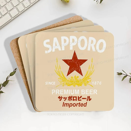 Tokyo-Tiger Sapporo Beer Essential Coaster