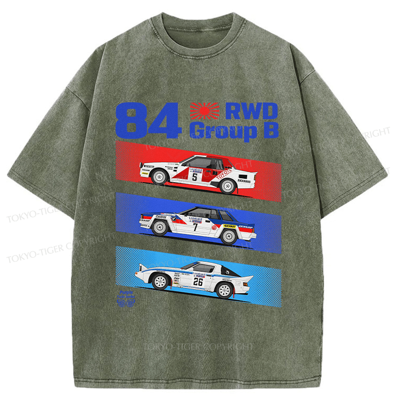 Tokyo-Tiger RWD Group B Japanese Washed T-Shirt