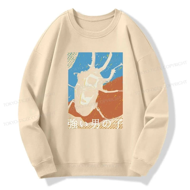 Tokyo-Tiger Strong Beetle Japanese Sweatshirt