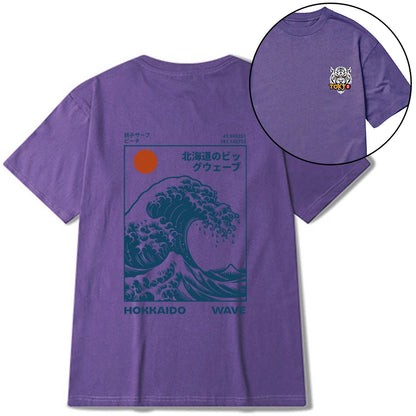 Tokyo-Tiger Hokkaido Wave Japan Front Back Classic T-Shirt